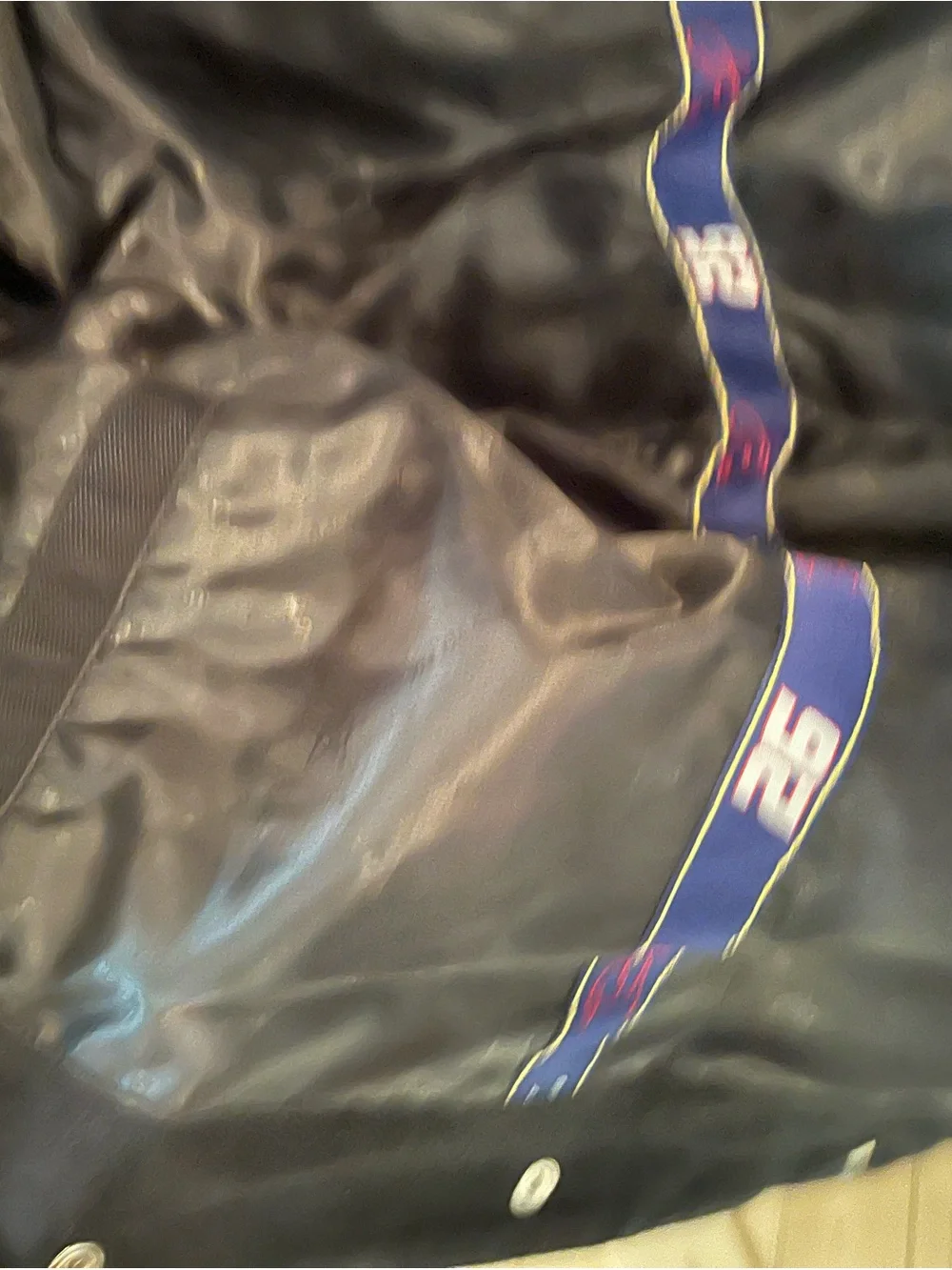 Nascar Crown Royal Black and Yellow Racing Bomber Jacket Jamie McMurray XL